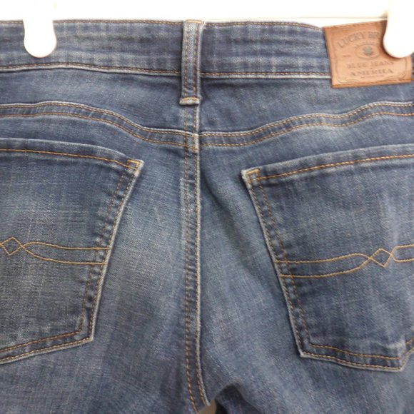 LUCKY BRAND Sweet Boot faded blue denim jeans, GUC - Picture 7 of 9